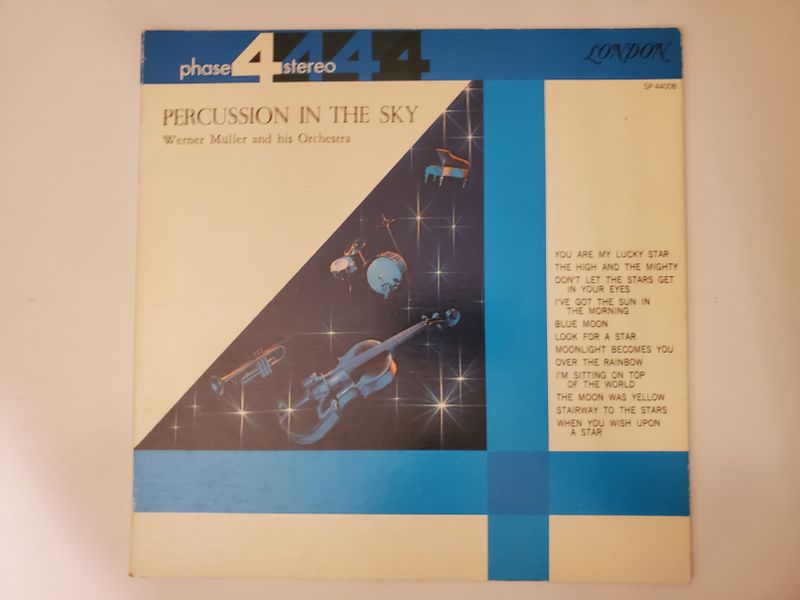 Werner M?ller and his Orchestra Percussion in the Sky vinyl record
